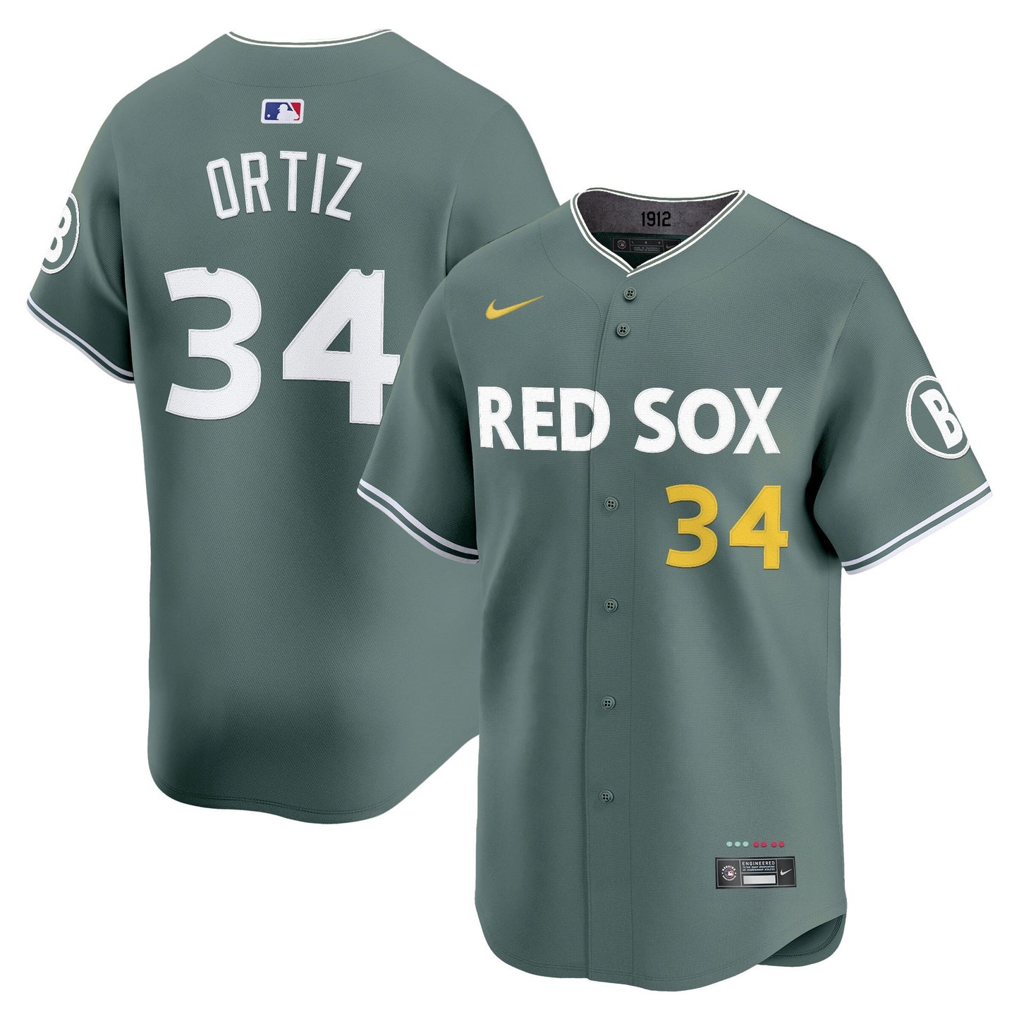 Boston Red Sox 2025 City Connect Vapor Premier Limited Jersey V2 - All Stitched