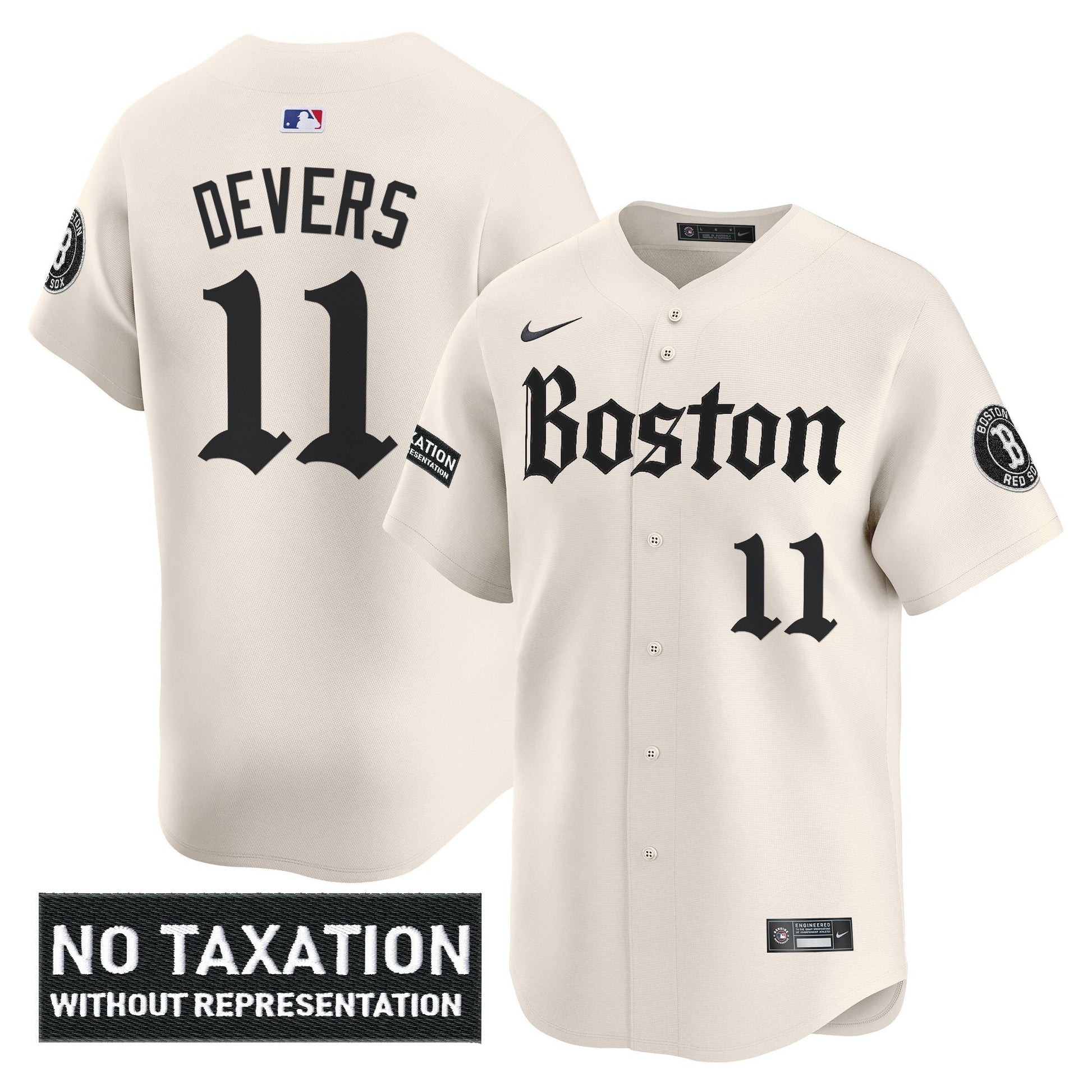 Men's Boston Red Sox 'Retro Newspaper Edition' Vapor Premier Limited Jersey - All Stitched