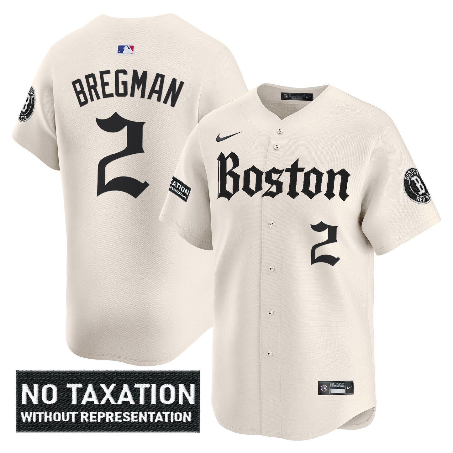 Men's Boston Red Sox 'Retro Newspaper Edition' Vapor Premier Limited Jersey - All Stitched