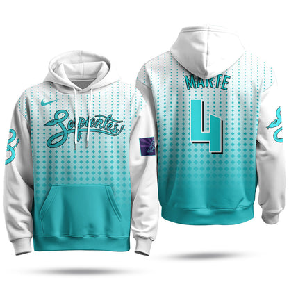 Arizona Diamondbacks Purple for Second “Serpientes” City Connect Hoodie - All Stitched