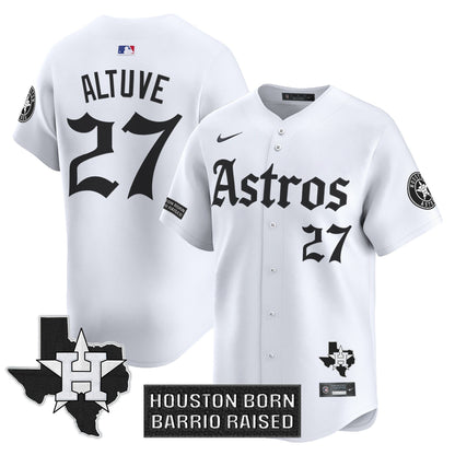 Men's Houston Astros 'Gothic Edition' Vapor Premier Limited Jersey - All Stitched