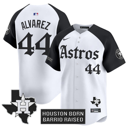 Men's Houston Astros 'Gothic Edition' Vapor Premier Limited Jersey - All Stitched