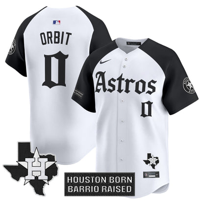Men's Houston Astros 'Gothic Edition' Vapor Premier Limited Jersey - All Stitched