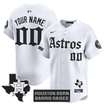 Houston Astros 'Gothic Edition' Vapor Premier Limited Custom Jersey - All Stitched
