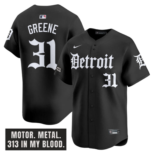 Men's Detroit Tigers 'Motor Gothic Edition' Vapor Premier Limited Jersey - All Stitched