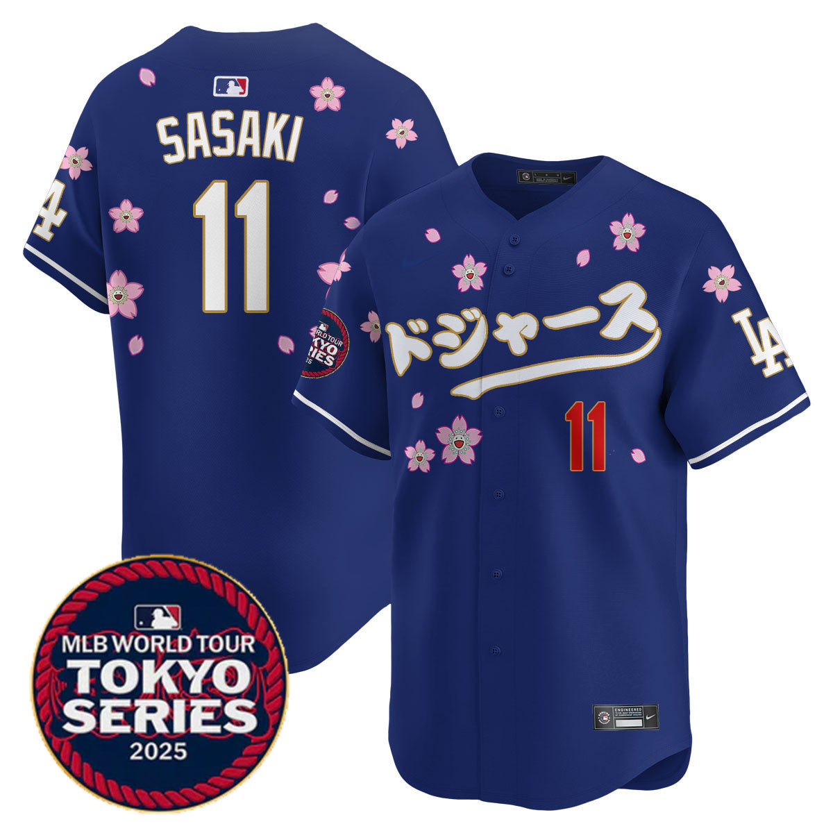 Los Angeles Dodgers Tokyo Series 2025 Vapor Limited Jersey N6 - Stitched