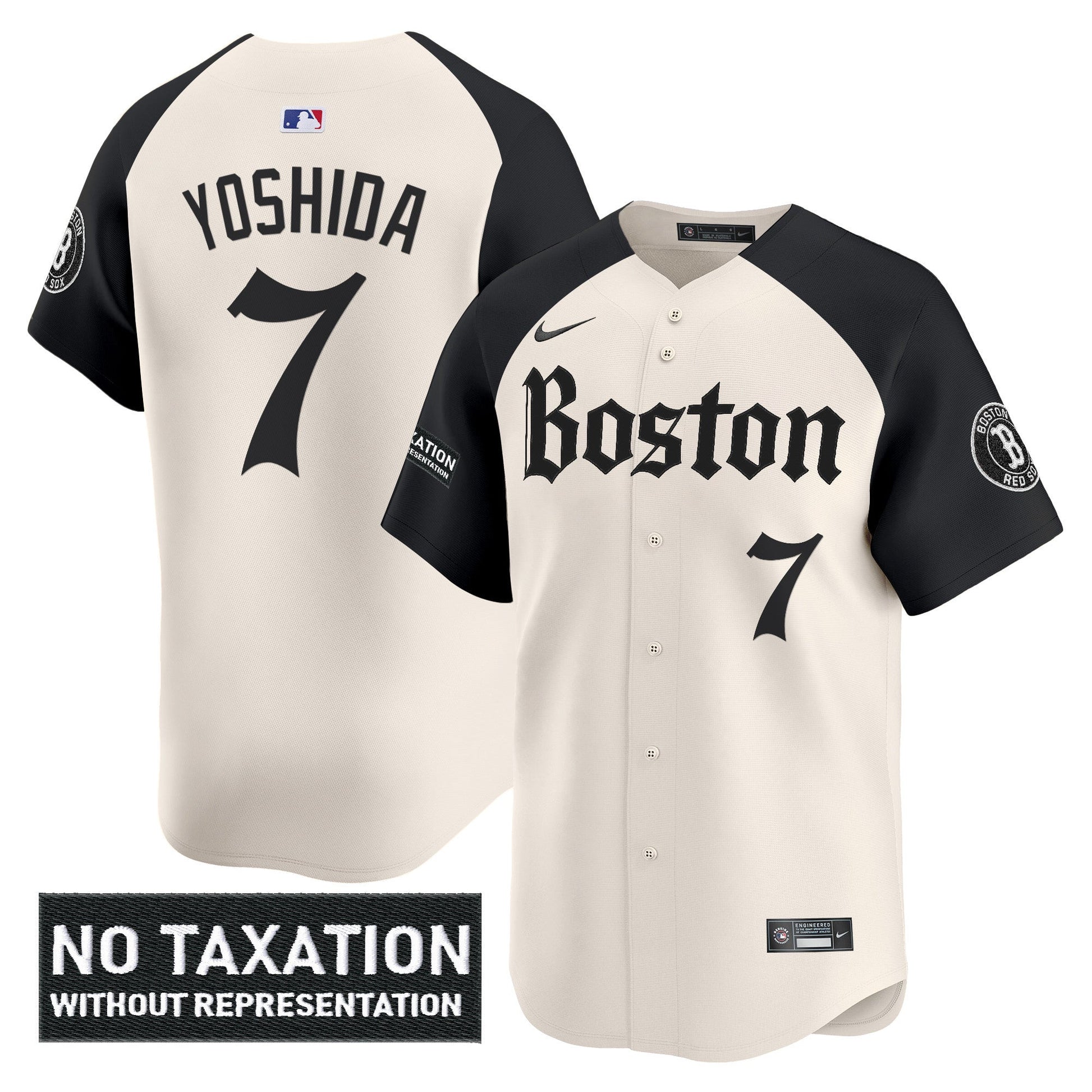 Men's Boston Red Sox 'Retro Newspaper Edition' Vapor Premier Limited Jersey - All Stitched