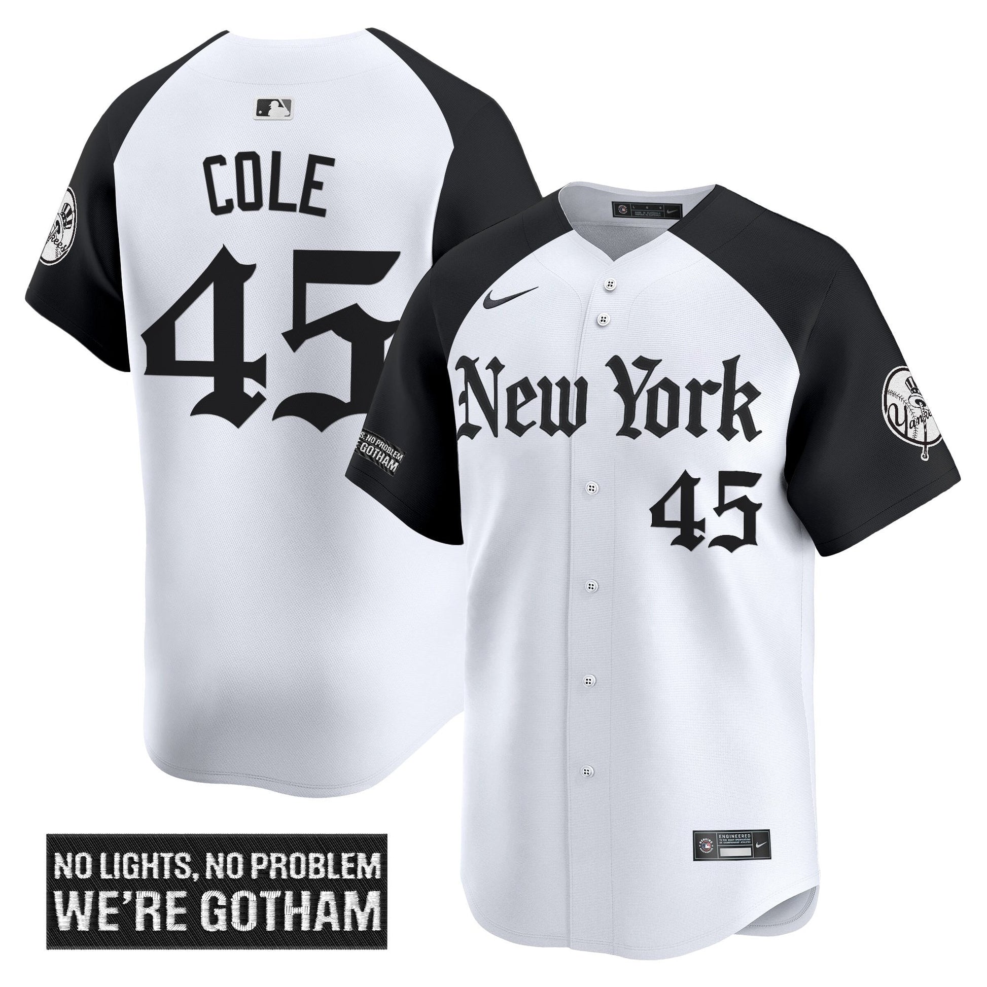 Men's New York Yankees 'Gothic Legacy Edition' Vapor Premier Limited Jersey - All Stitched