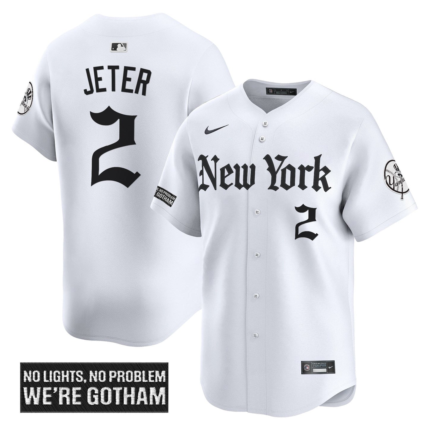 Men's New York Yankees 'Gothic Legacy Edition' Vapor Premier Limited Jersey - All Stitched