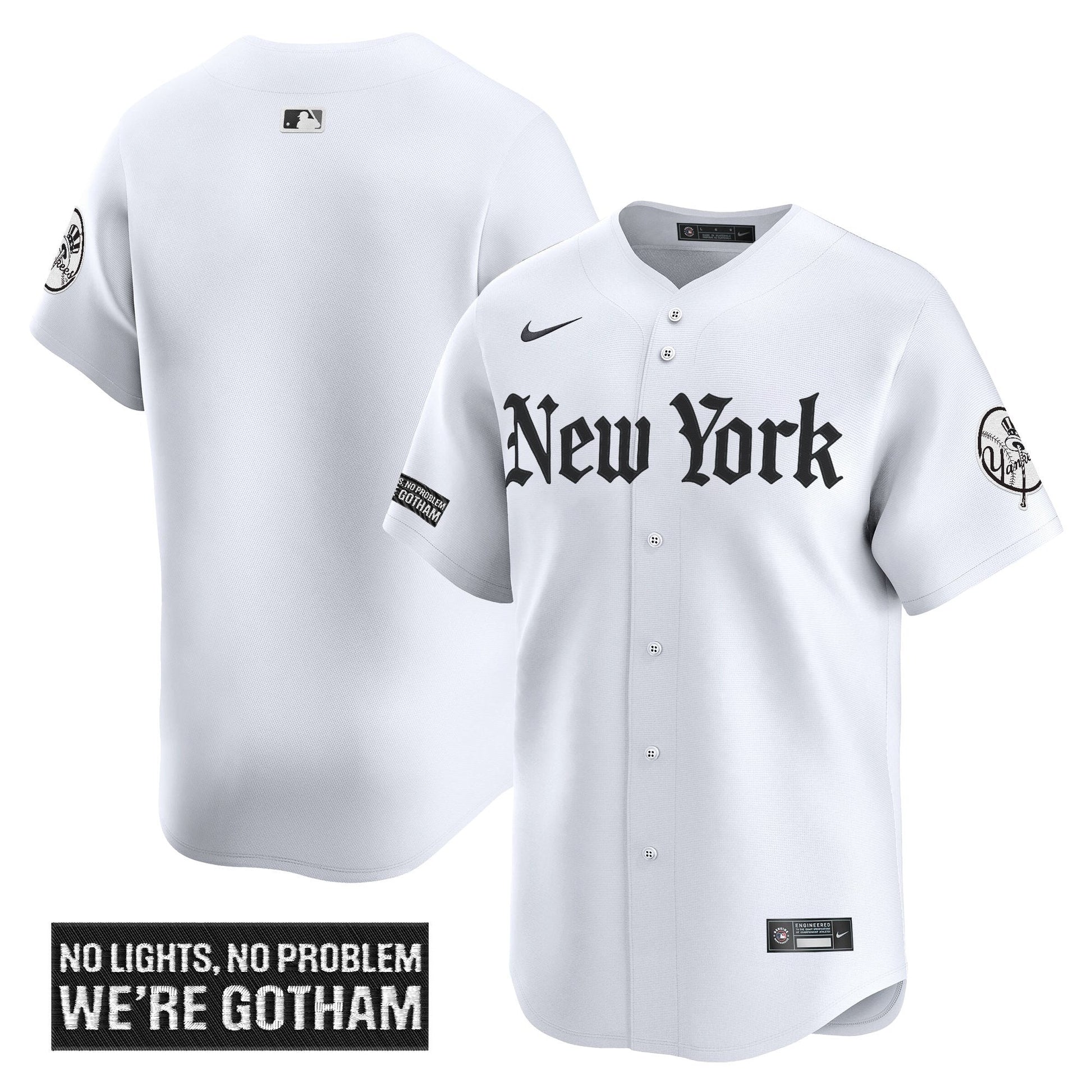 Men's New York Yankees 'Gothic Legacy Edition' Vapor Premier Limited Jersey - All Stitched