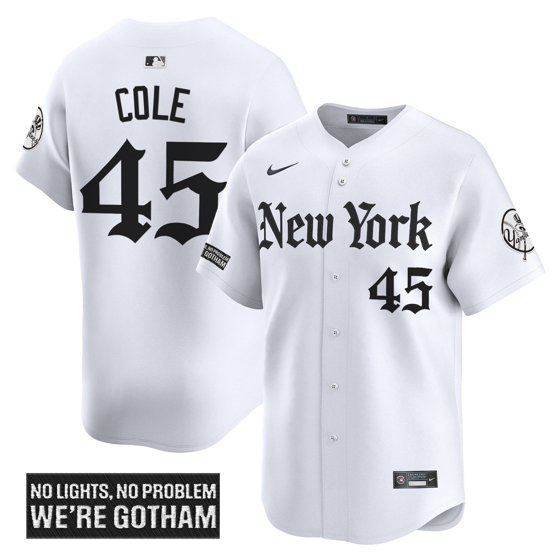 Men's New York Yankees 'Gothic Legacy Edition' Vapor Premier Limited Jersey - All Stitched