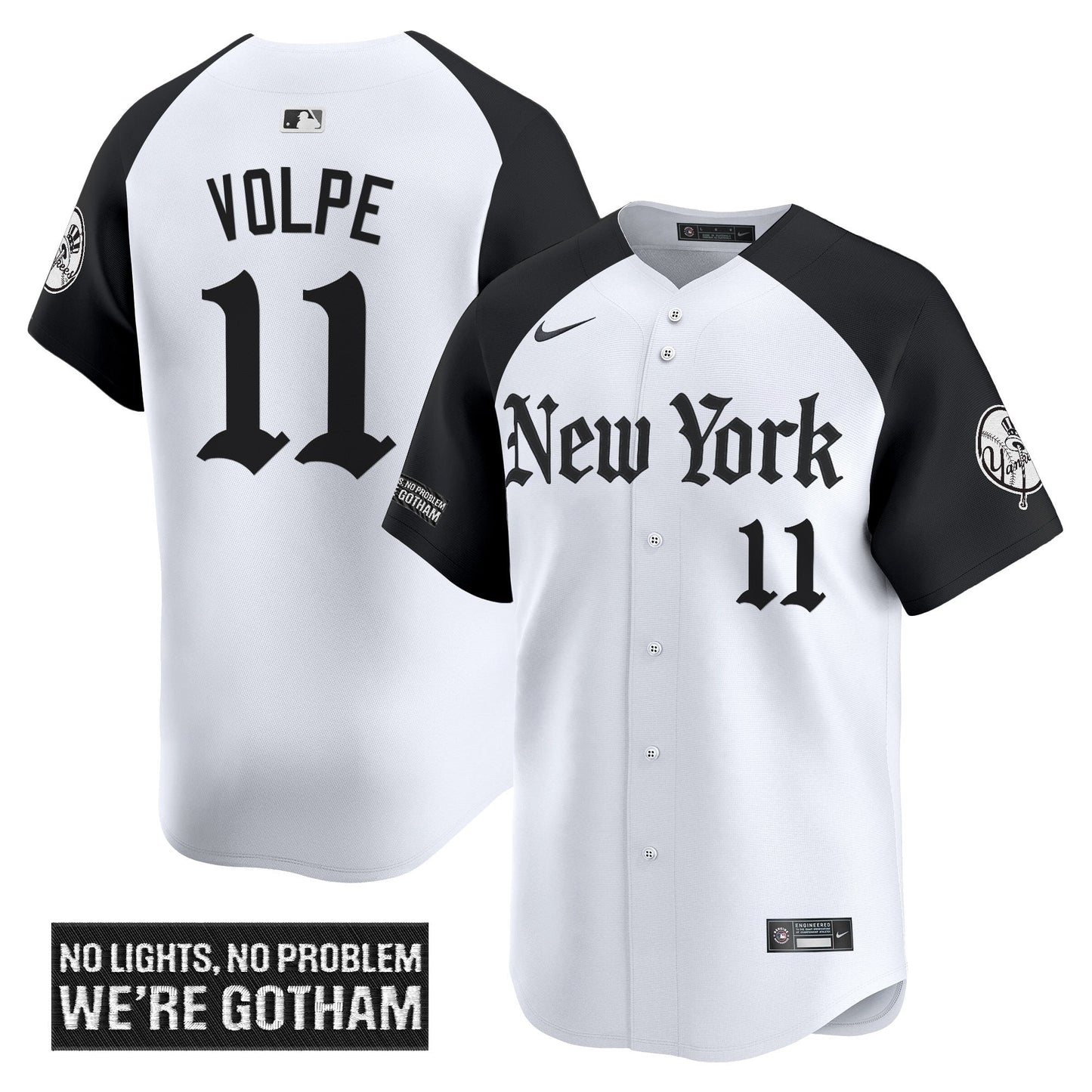 Men's New York Yankees 'Gothic Legacy Edition' Vapor Premier Limited Jersey - All Stitched