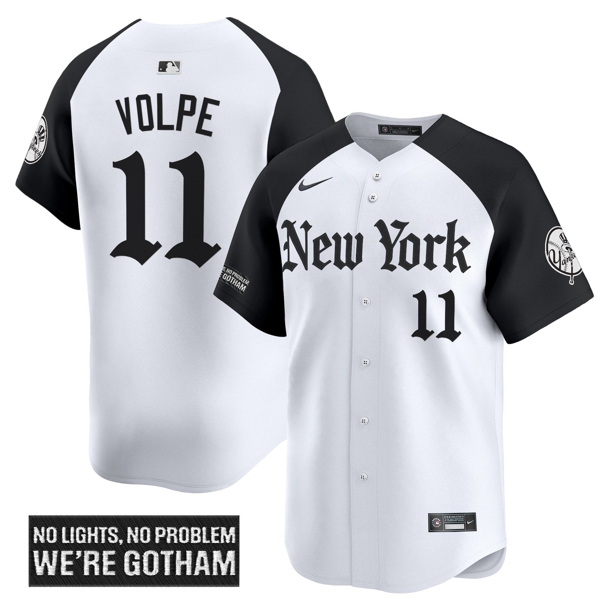 Men's New York Yankees 'Gothic Legacy Edition' Vapor Premier Limited Jersey - All Stitched