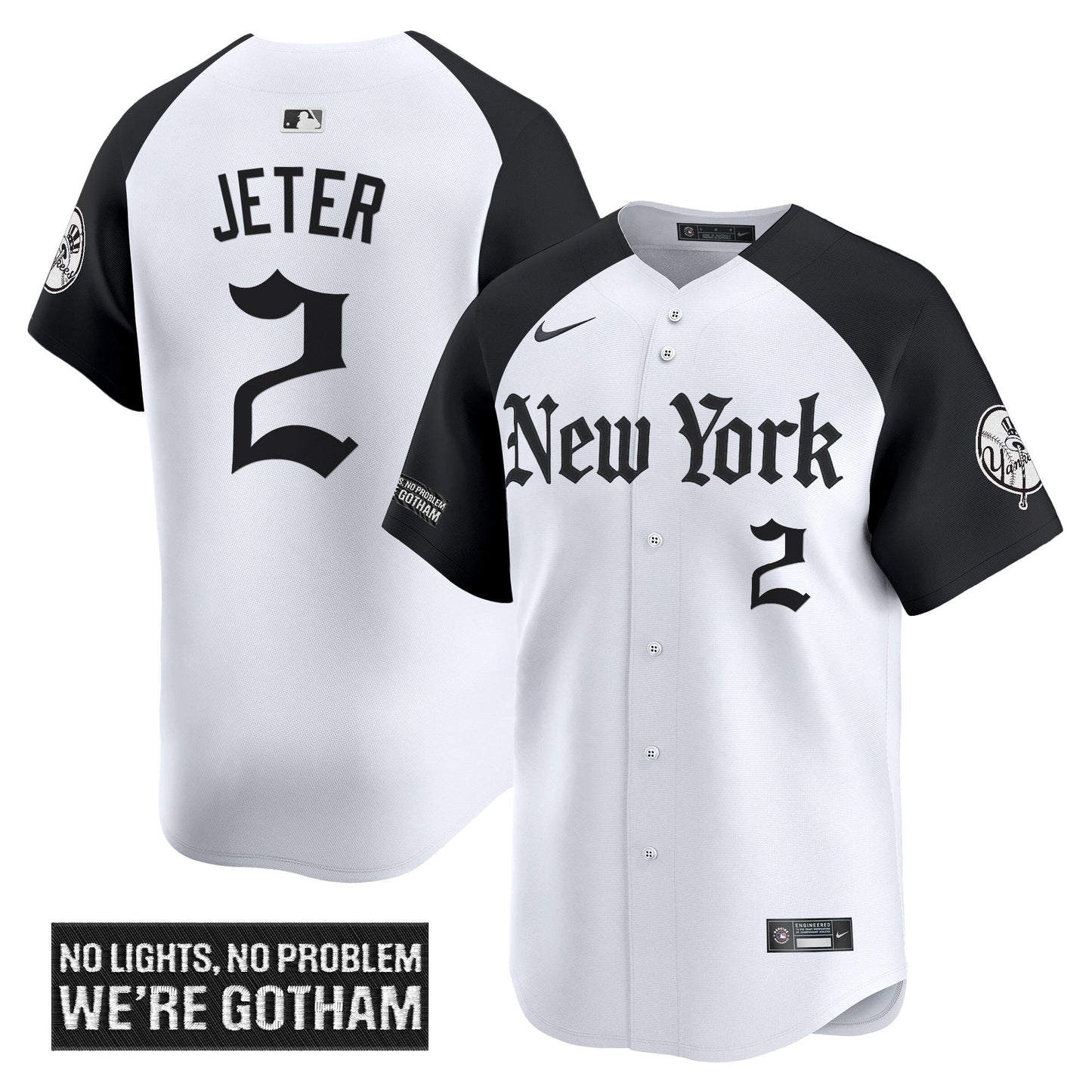 Men's New York Yankees 'Gothic Legacy Edition' Vapor Premier Limited Jersey - All Stitched