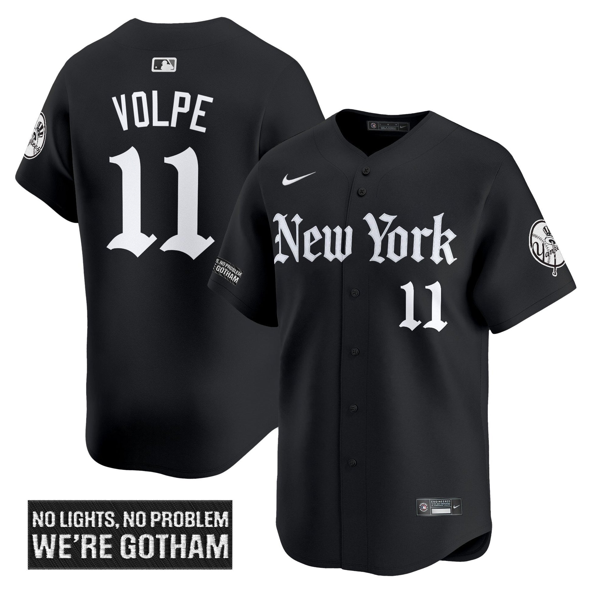 Men's New York Yankees 'Gothic Legacy Edition' Vapor Premier Limited Jersey - All Stitched