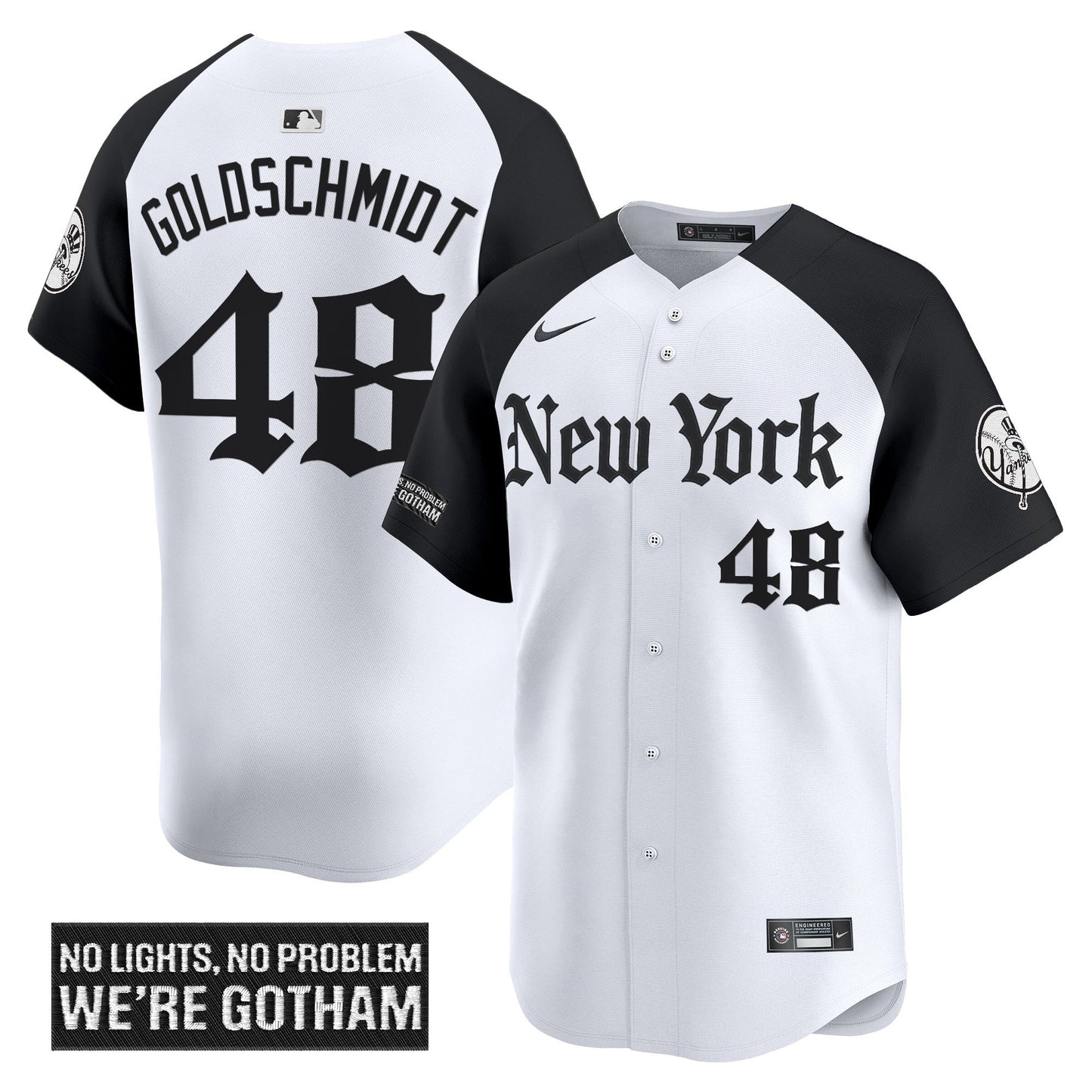 Men's New York Yankees 'Gothic Legacy Edition' Vapor Premier Limited Jersey - All Stitched
