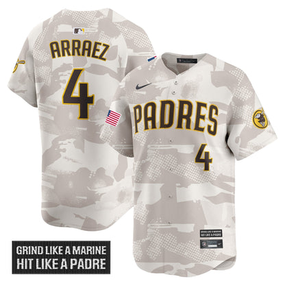 Men's San Diego Padres 2025 Armed Forces Day Vapor Premier Limited Jersey - All Stitched
