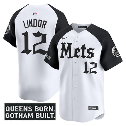 Men's New York Mets 'Gotham Gothic Edition' Vapor Premier Limited Jersey - All Stitched