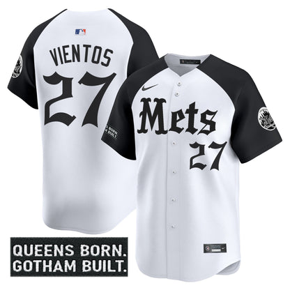 Men's New York Mets 'Gotham Gothic Edition' Vapor Premier Limited Jersey - All Stitched
