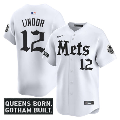 Men's New York Mets 'Gotham Gothic Edition' Vapor Premier Limited Jersey - All Stitched