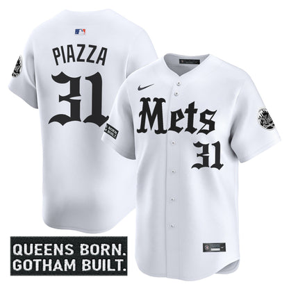 Men's New York Mets 'Gotham Gothic Edition' Vapor Premier Limited Jersey - All Stitched