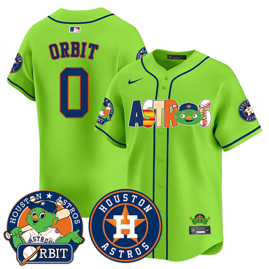 Men's Houston Astros Orbit Vapor Premier Jersey - All Stitched
