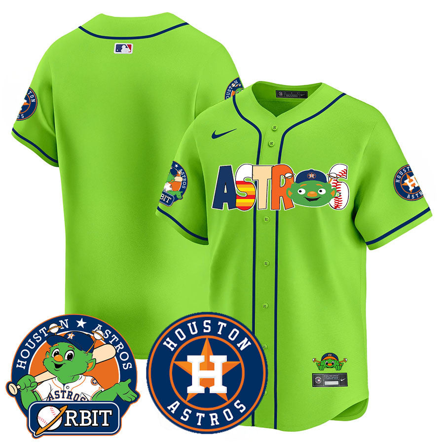 Men's Houston Astros Orbit Vapor Premier Jersey - All Stitched