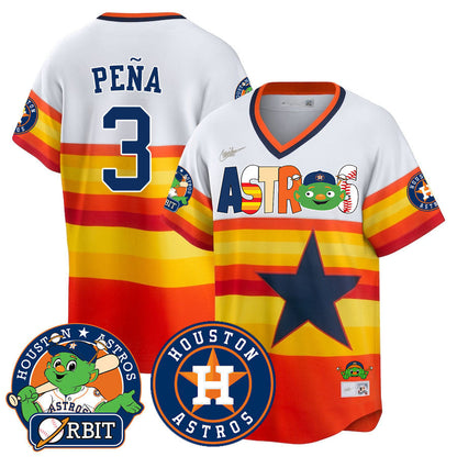 Men's Houston Astros Orbit Vapor Premier Jersey - All Stitched