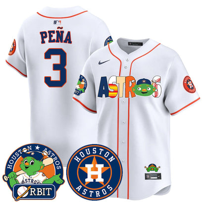 Men's Houston Astros Orbit Vapor Premier Jersey - All Stitched