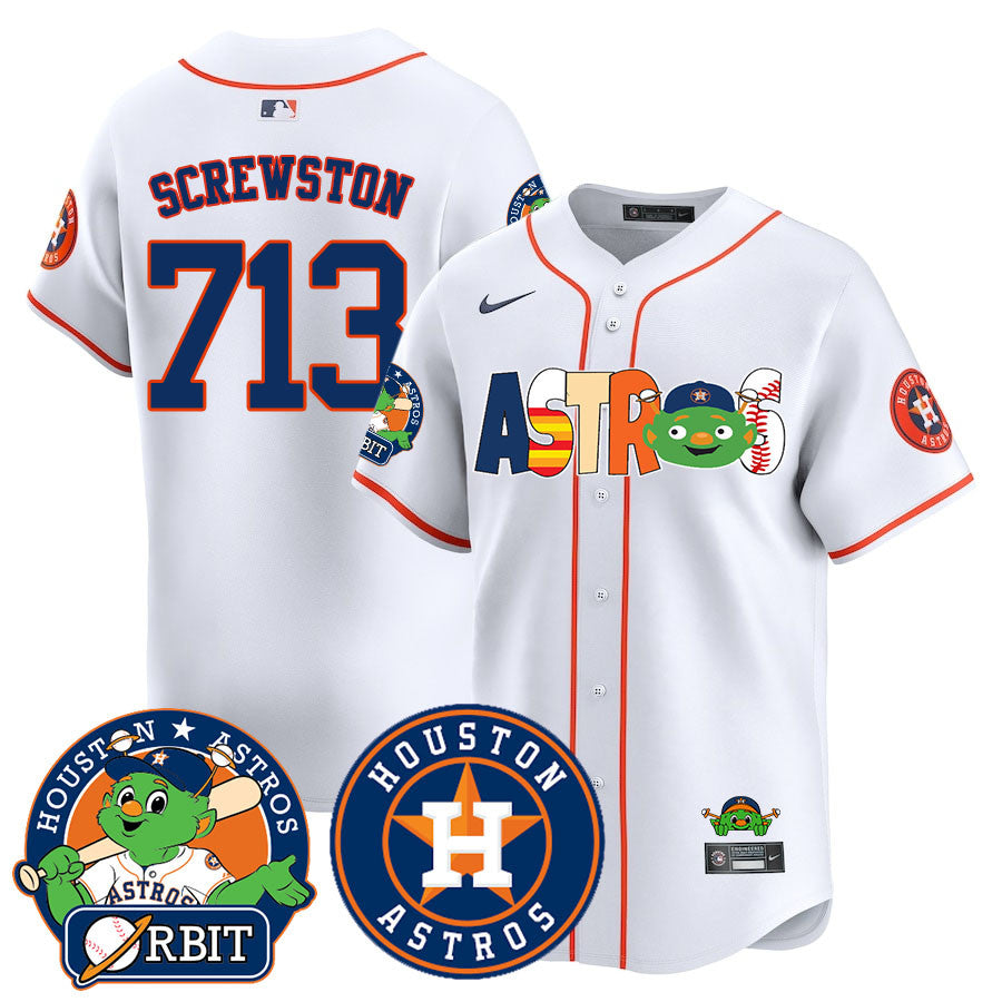 Men's Houston Astros Orbit Vapor Premier Jersey - All Stitched