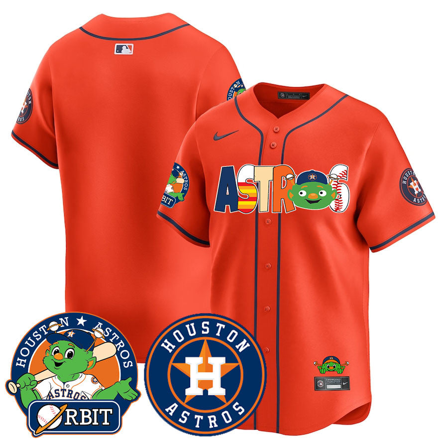 Men's Houston Astros Orbit Vapor Premier Jersey - All Stitched