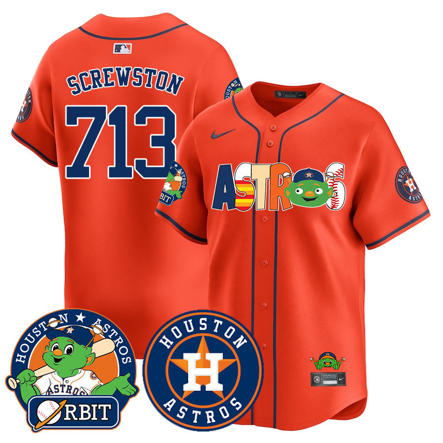 Men's Houston Astros Orbit Vapor Premier Jersey - All Stitched