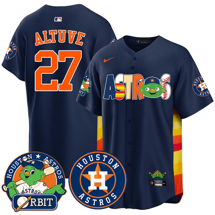 Men's Houston Astros Orbit Vapor Premier Jersey - All Stitched