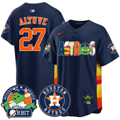 Men's Houston Astros Orbit Vapor Premier Jersey - All Stitched