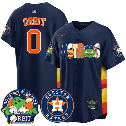 Men's Houston Astros Orbit Vapor Premier Jersey - All Stitched
