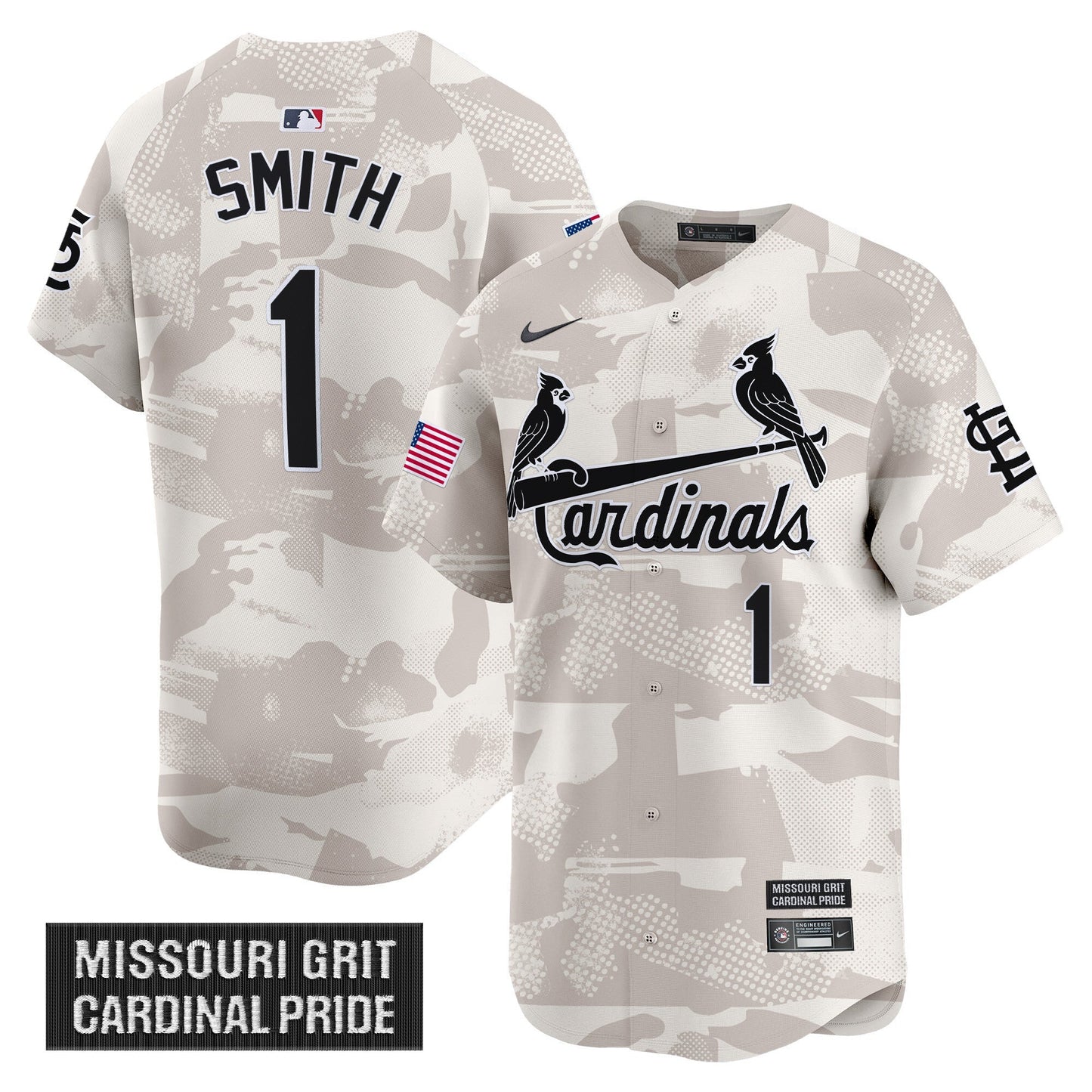 Men's St. Louis Cardinals 2025 Armed Forces Day Vapor Premier Limited Jersey - All Stitched