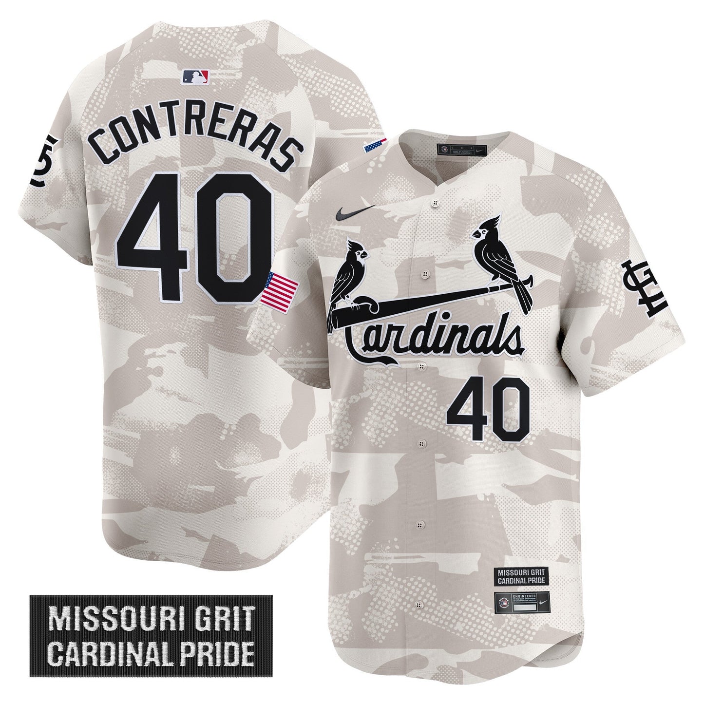 Men's St. Louis Cardinals 2025 Armed Forces Day Vapor Premier Limited Jersey - All Stitched