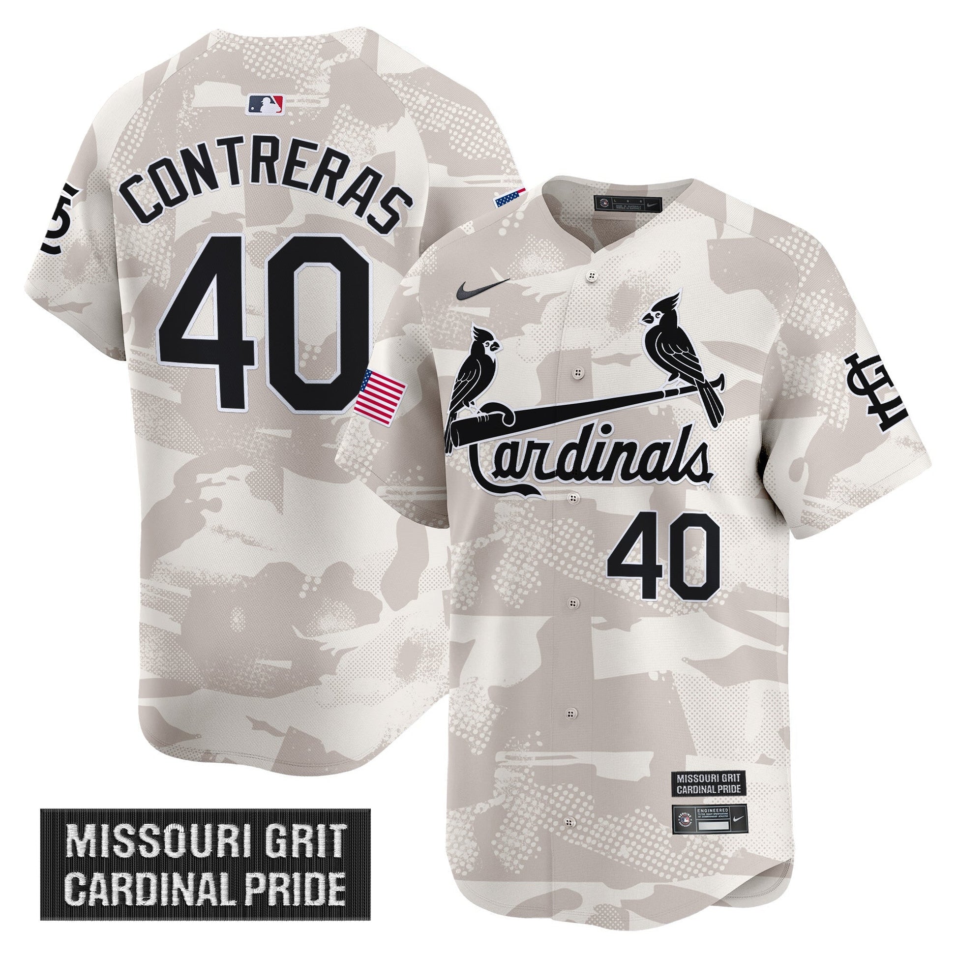 Men's St. Louis Cardinals 2025 Armed Forces Day Vapor Premier Limited Jersey - All Stitched