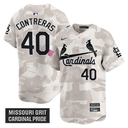 Men's St. Louis Cardinals 2025 Armed Forces Day Vapor Premier Limited Jersey - All Stitched