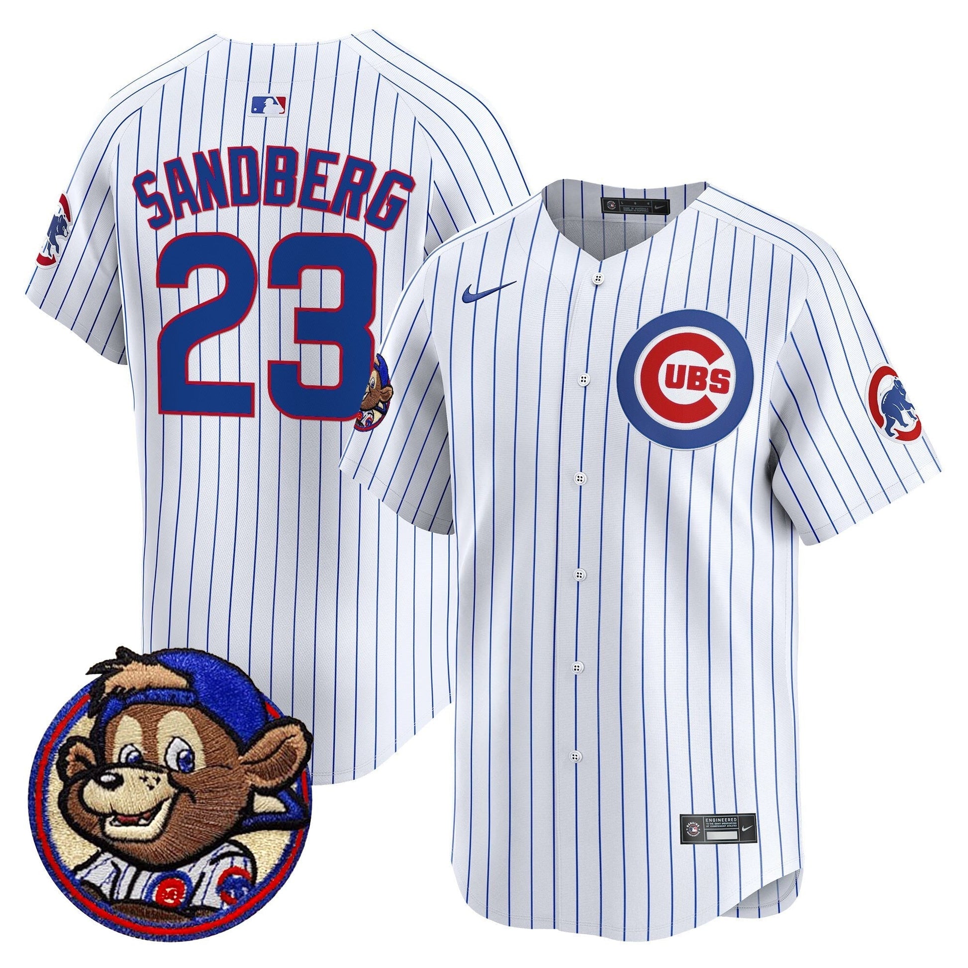 Men's Chicago Cubs Clark Patch Vapor Premier Limited Jersey - All Stitched