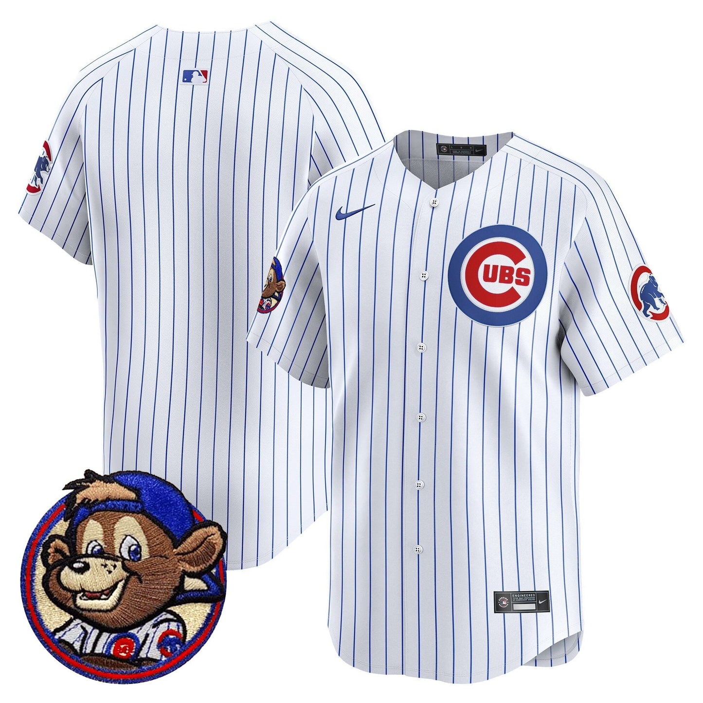Men's Chicago Cubs Clark Patch Vapor Premier Limited Jersey - All Stitched