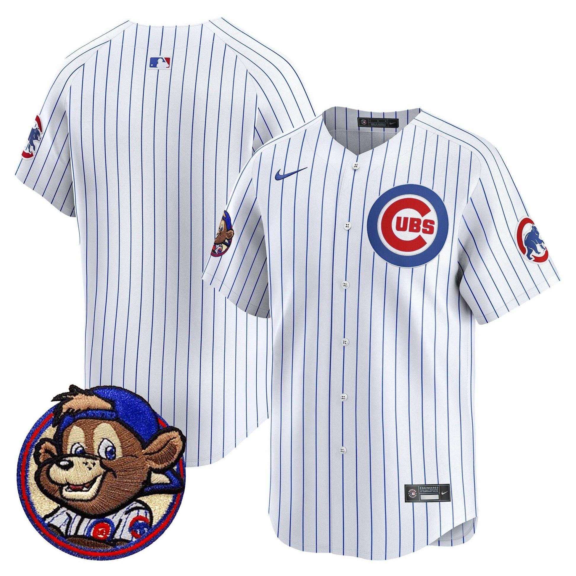 Men's Chicago Cubs Clark Patch Vapor Premier Limited Jersey - All Stitched