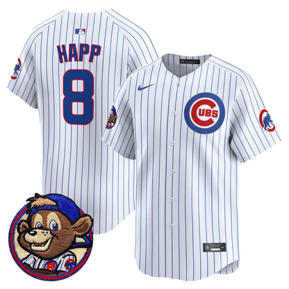 Men's Chicago Cubs Clark Patch Vapor Premier Limited Jersey - All Stitched