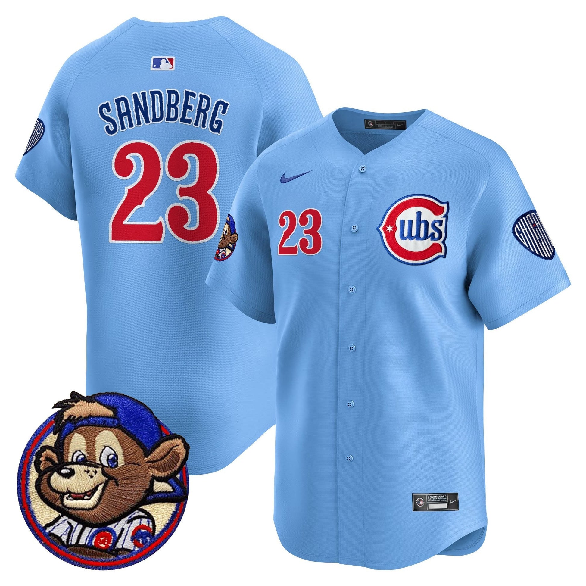 Men's Chicago Cubs Clark Patch Vapor Premier Limited Jersey - All Stitched