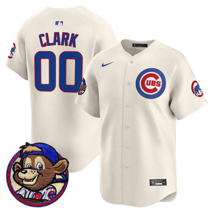 Men's Chicago Cubs Clark Patch Vapor Premier Limited Jersey - All Stitched