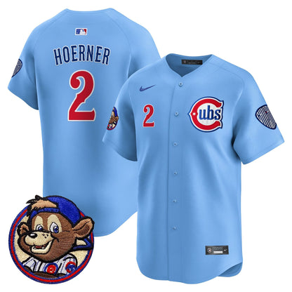 Men's Chicago Cubs Clark Patch Vapor Premier Limited Jersey - All Stitched