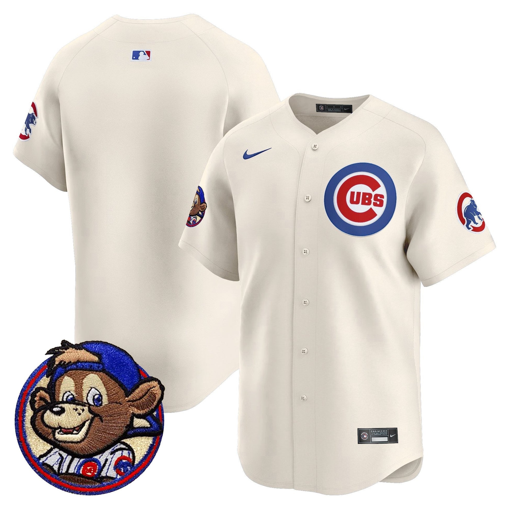 Men's Chicago Cubs Clark Patch Vapor Premier Limited Jersey - All Stitched