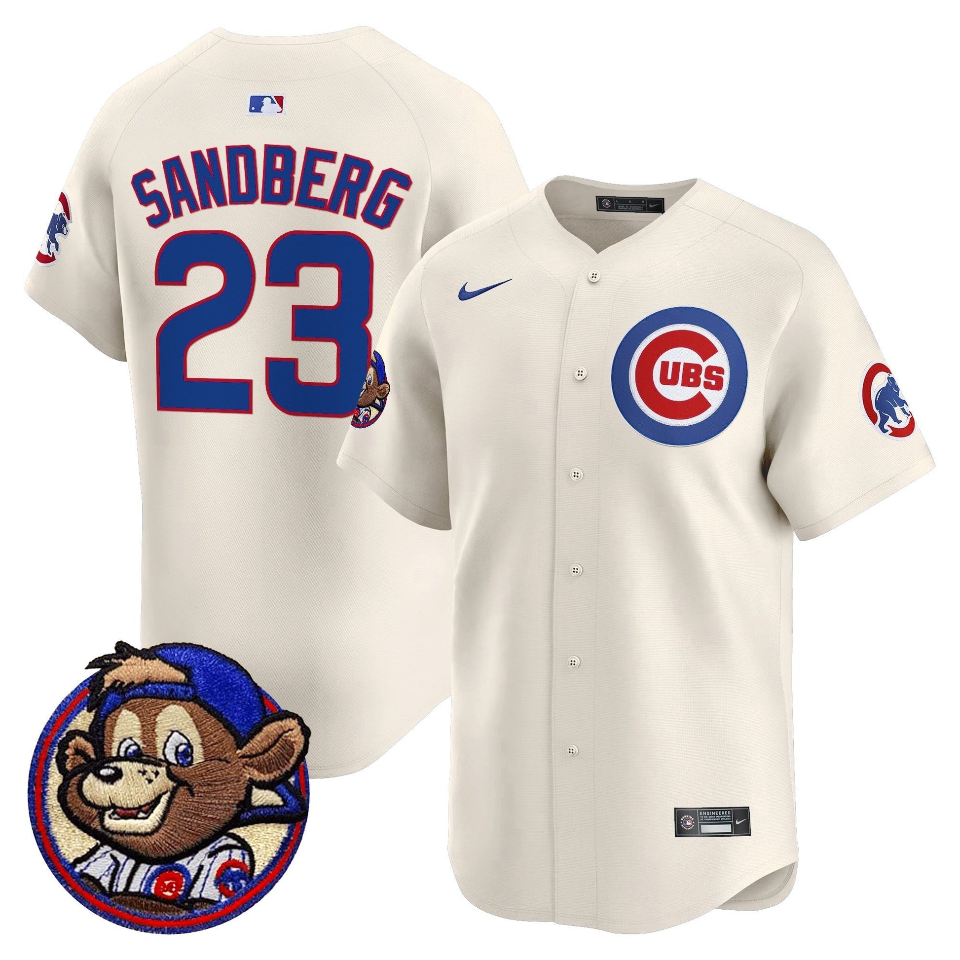 Men's Chicago Cubs Clark Patch Vapor Premier Limited Jersey - All Stitched