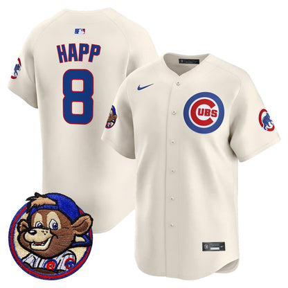 Men's Chicago Cubs Clark Patch Vapor Premier Limited Jersey - All Stitched