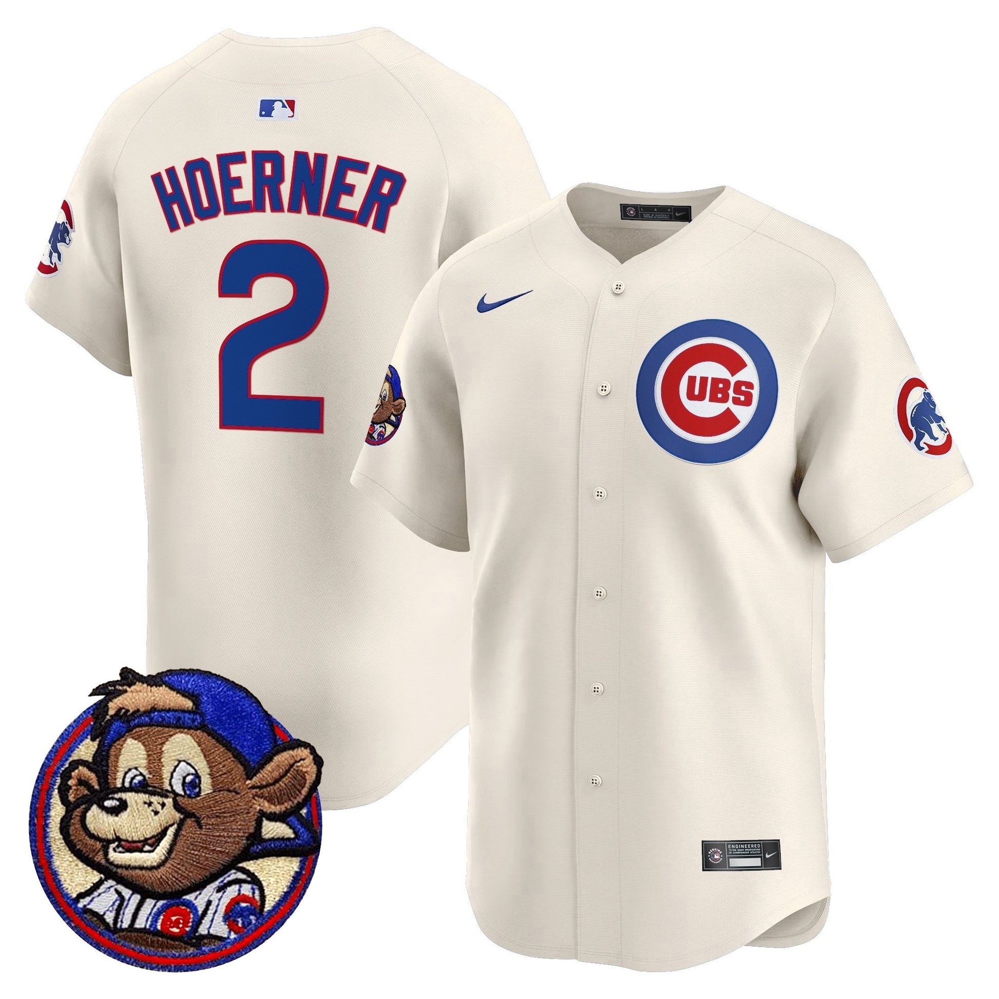 Men's Chicago Cubs Clark Patch Vapor Premier Limited Jersey - All Stitched